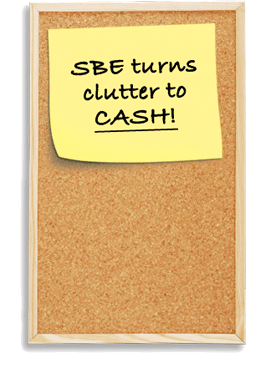 SBE turns clutter to CASH!